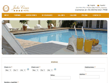Tablet Screenshot of juliocesarhotel.com